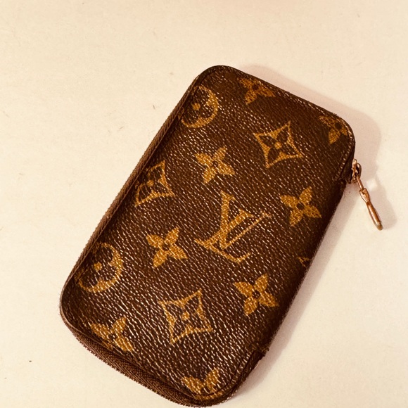 Louis Vuitton Key Holder Brown Monogram Zipper round - Picture 5 of 14